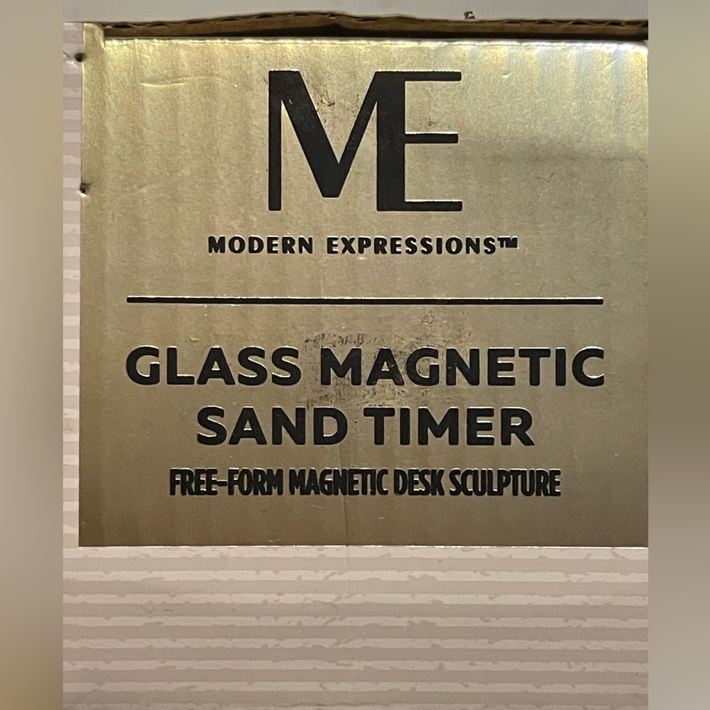 Glass Magnetic Sand Timer